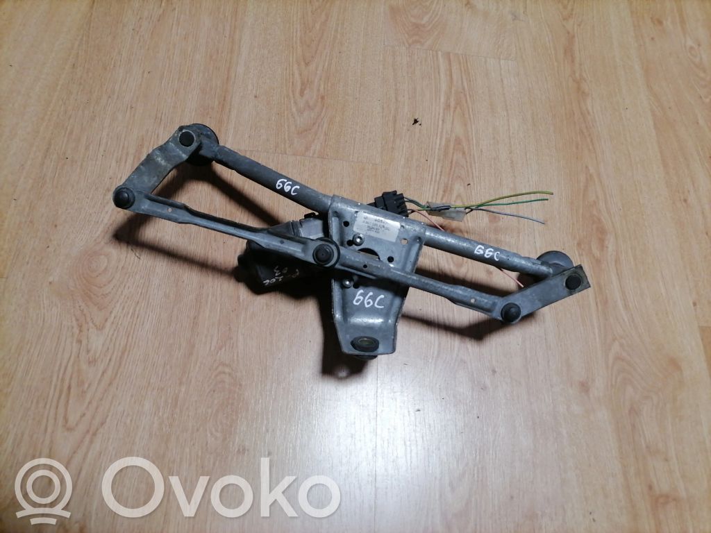 Peugeot 206 Mechanizm i silniczek wycieraczek szyby przedniej / czołowej 