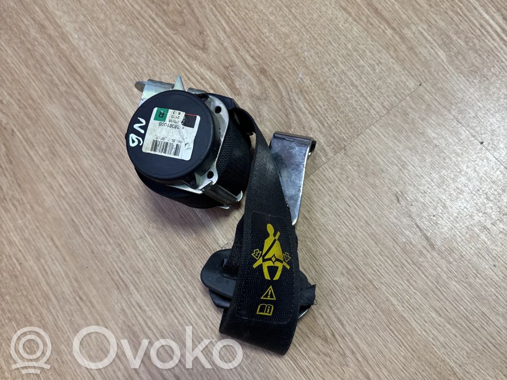 Opel Zafira B Pas bezpieczeństwa fotela tylnego 