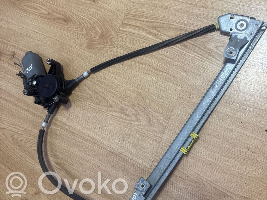 Renault Megane I Priekinio el. Lango pakėlimo mechanizmo komplektas 