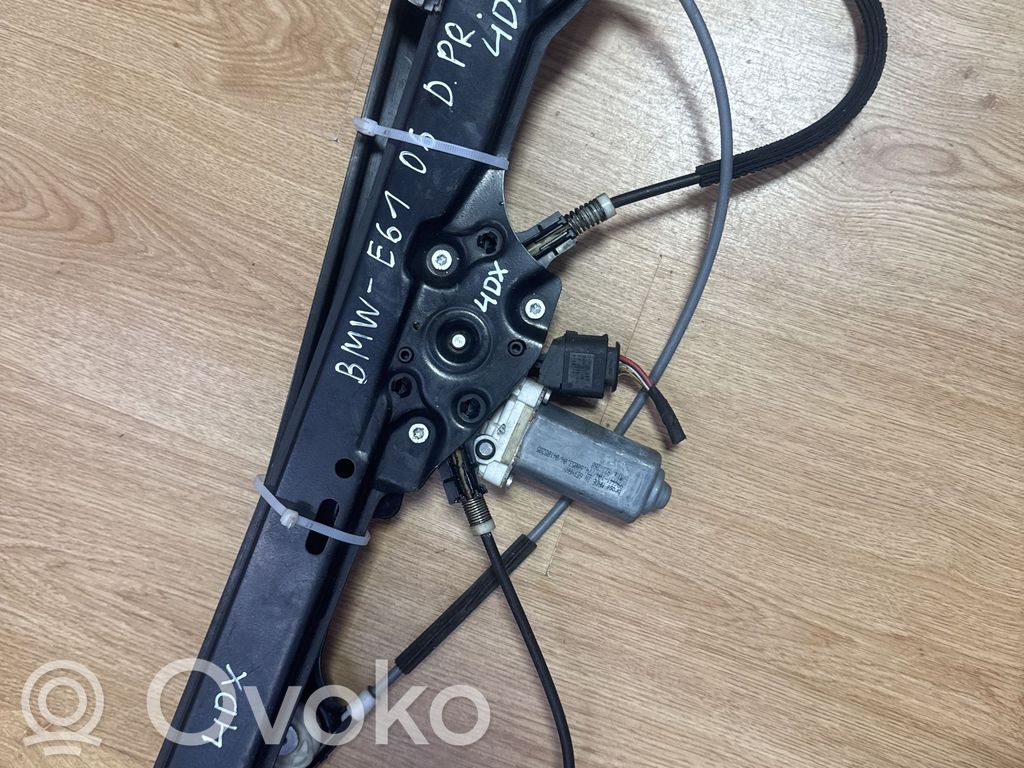 BMW 5 E60 E61 Macara ușă față cu motor 
