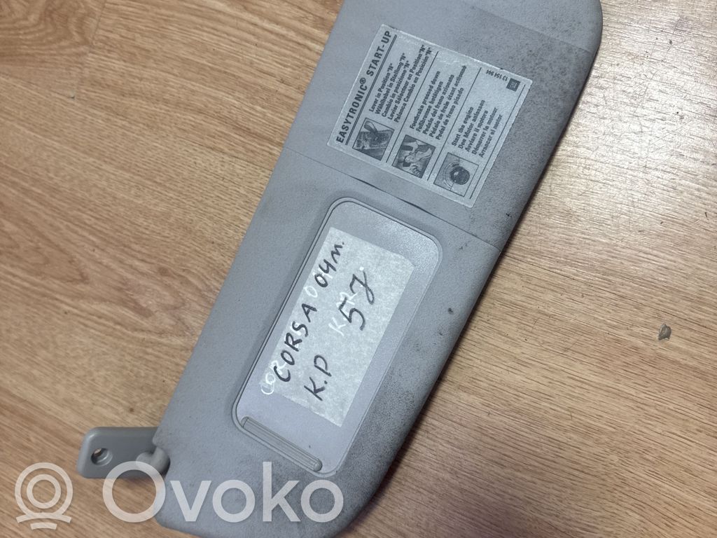 Opel Corsa C Sun visor 
