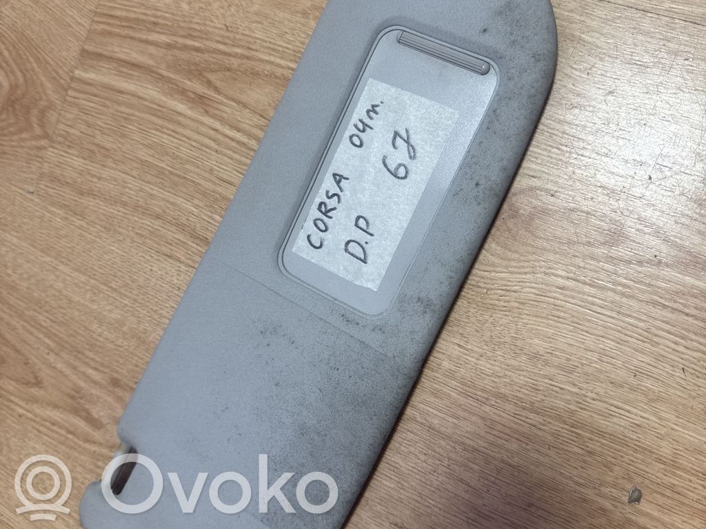 Opel Corsa C Sun visor 