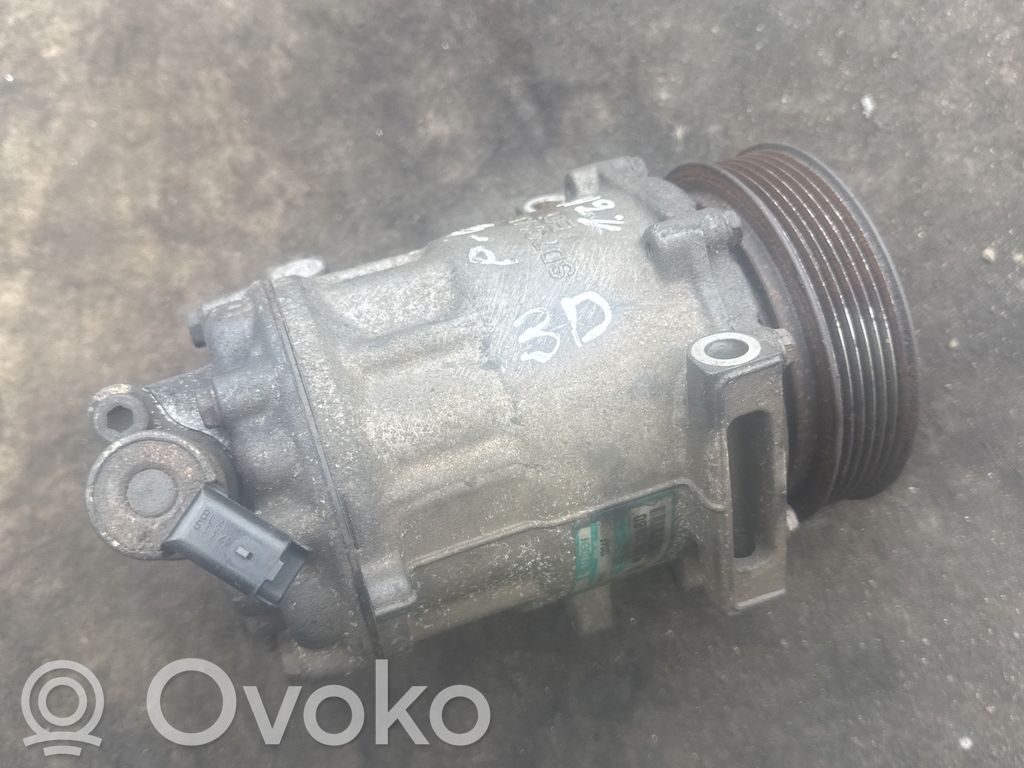 Peugeot 407 Air conditioning (A/C) compressor (pump) 