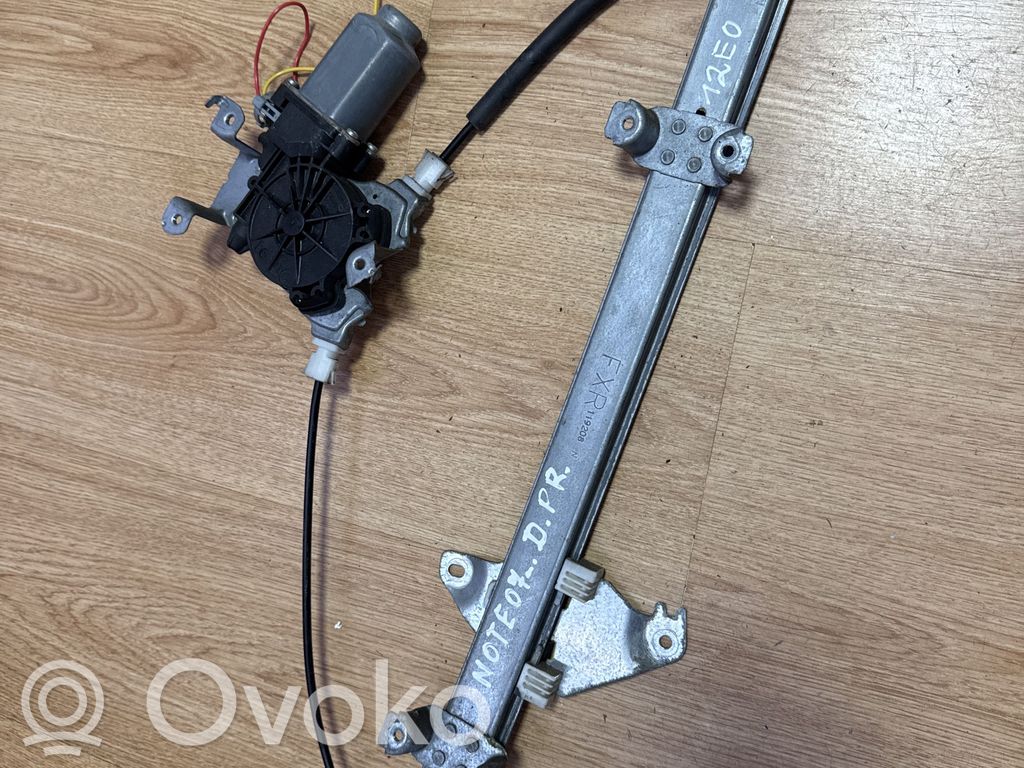 Nissan Note (E11) Front door window regulator with motor 