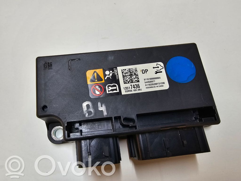 Buick Encore I Airbag control unit/module 