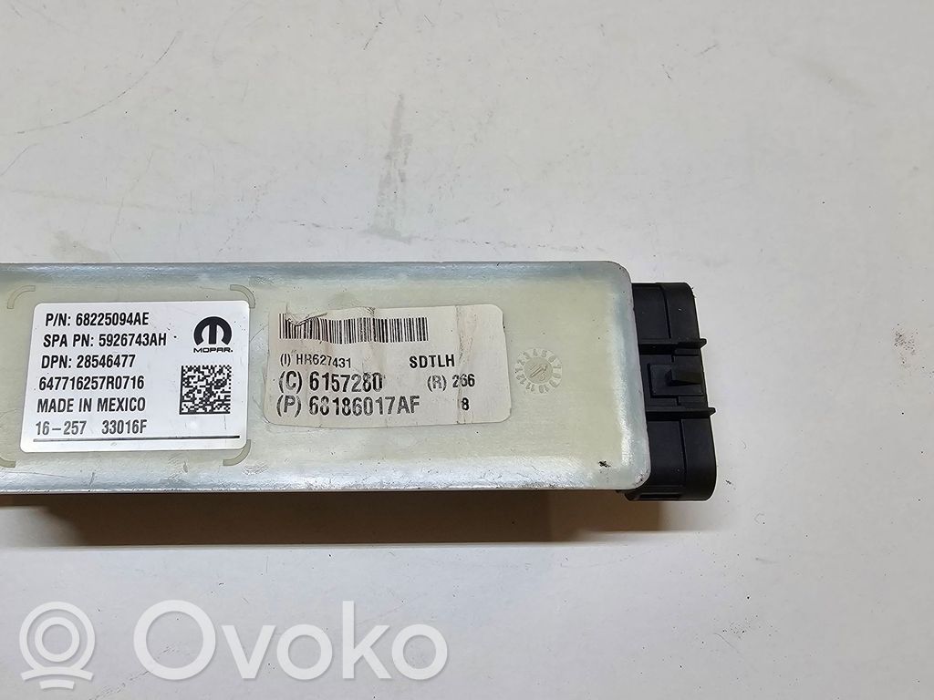 Chrysler Pacifica Sliding door control unit/module 