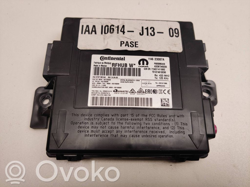 Dodge Durango III Unitate/modul de control fără cheie (KESSY) 