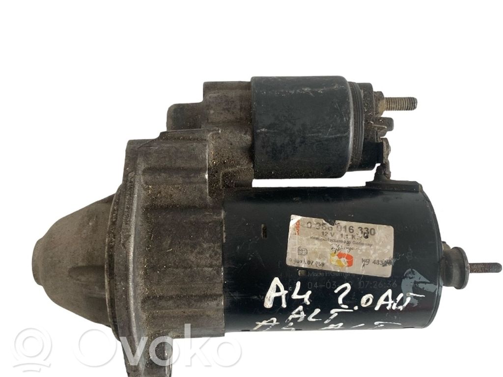 Audi A4 S4 B6 8E 8H Starteris 