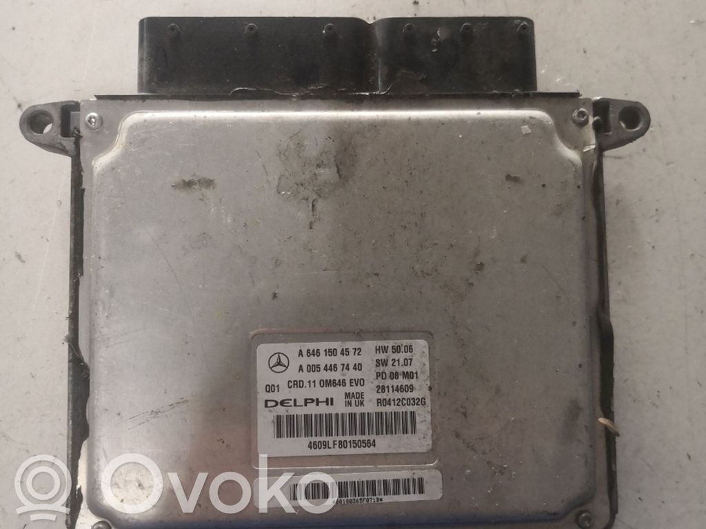Engine control unit/module ECU   A6461504572