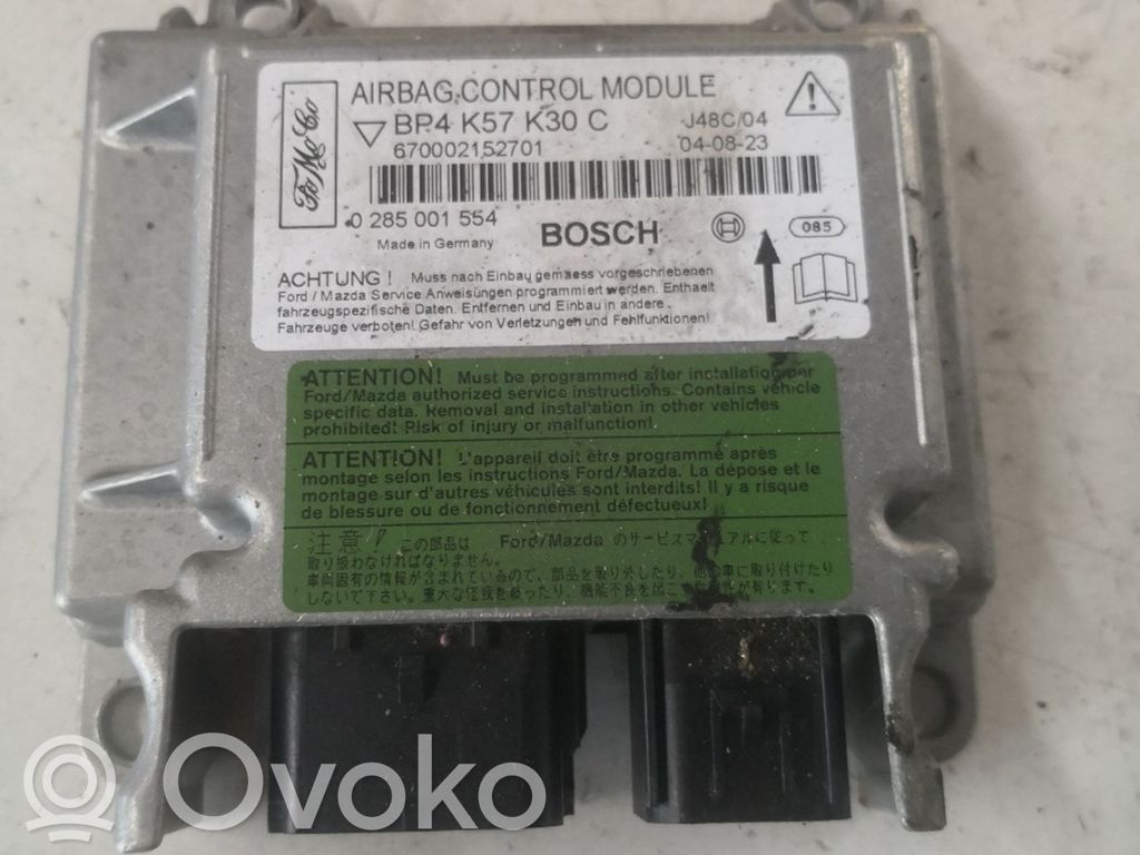Module de contrôle airbag   0285001554