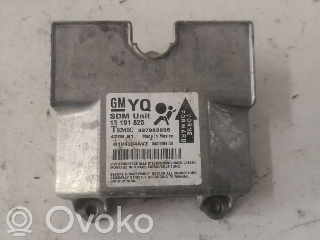 Unidad de control/módulo del Airbag   13191825