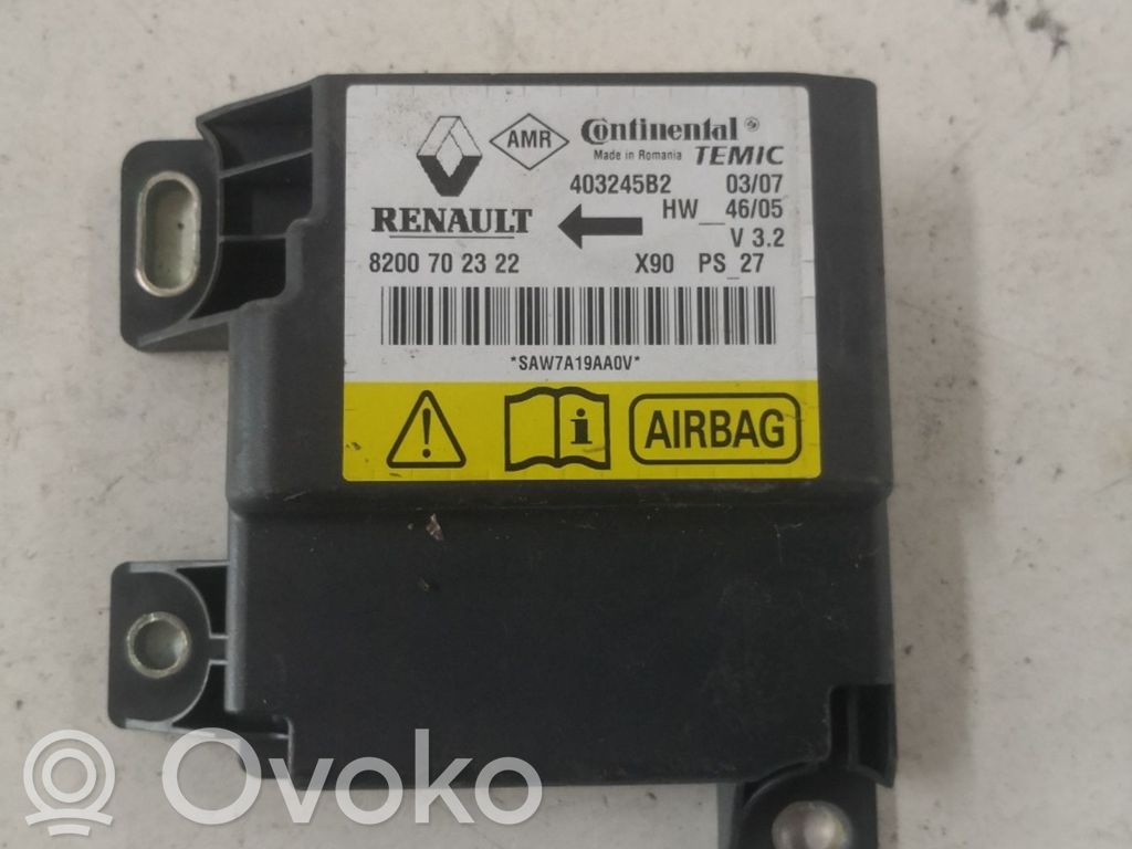Dacia Logan I Airbag control unit/module 