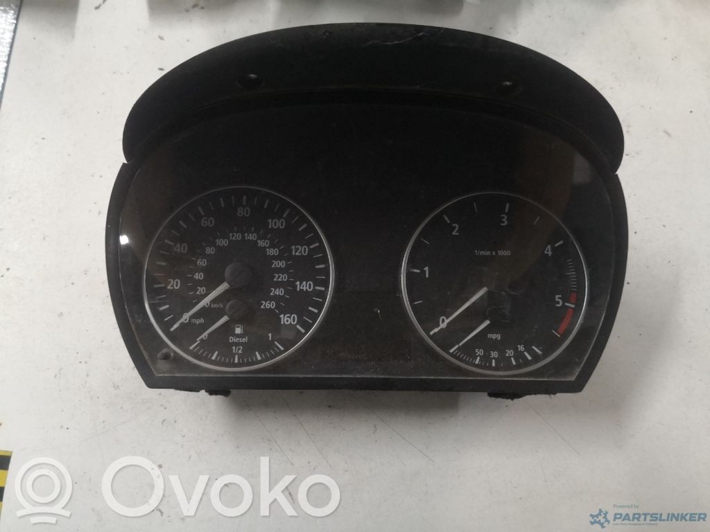 BMW 3 E92 E93 Compteur de vitesse tableau de bord 