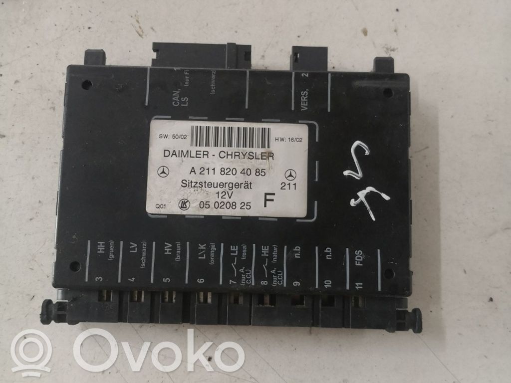 Autres unités de commande / modules   A2118204085
