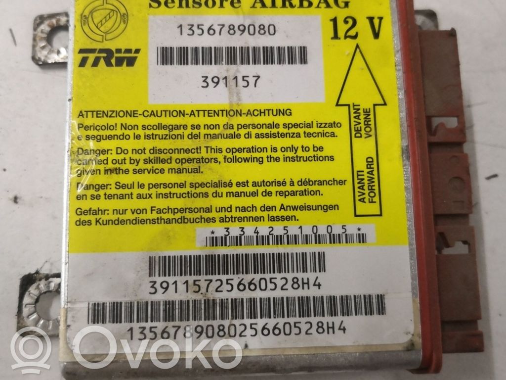 Peugeot Boxer Unidad de control/módulo del Airbag 