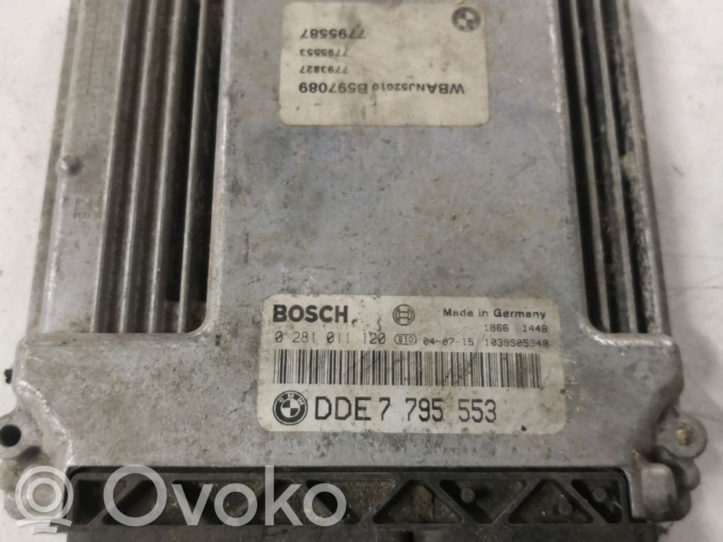 BMW 5 E60 E61 Engine control unit/module ECU 