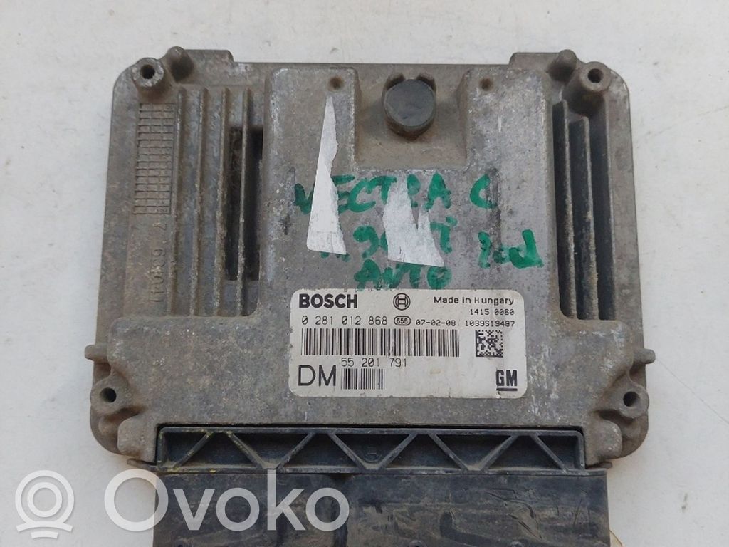 Opel Vectra C Engine control unit/module ECU 