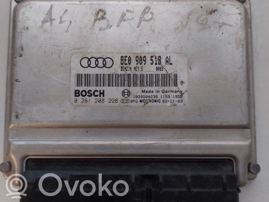 Audi A4 S4 B7 8E 8H Engine control unit/module fan 