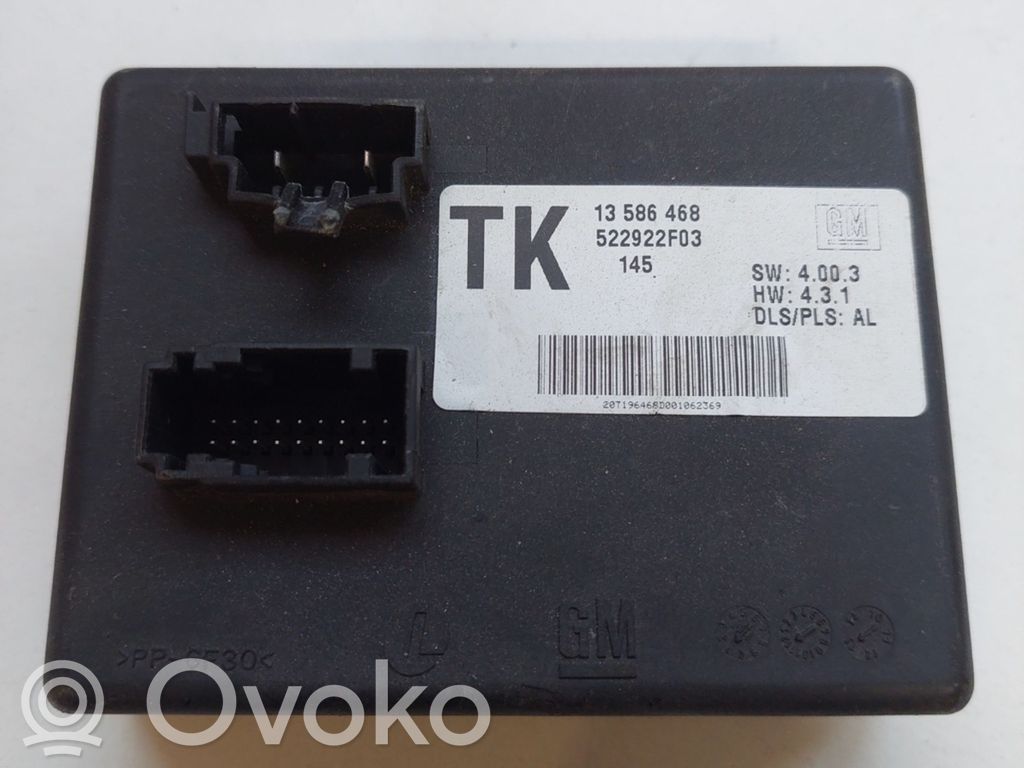 Opel Astra J Tow bar trailer control unit/module 