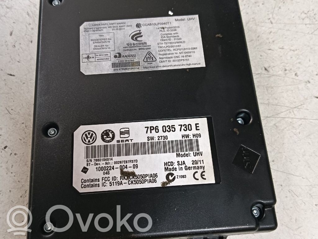Unidad de control/módulo de bluetooth   7P6035730E