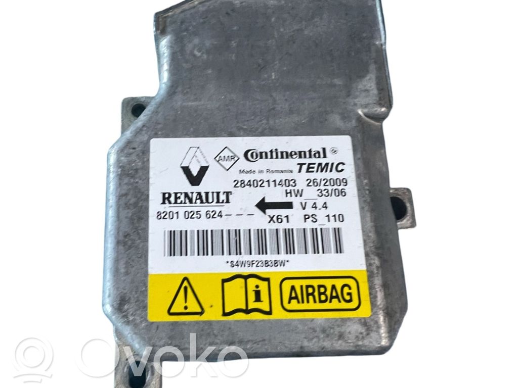 Renault Kangoo II Airbag control unit/module 