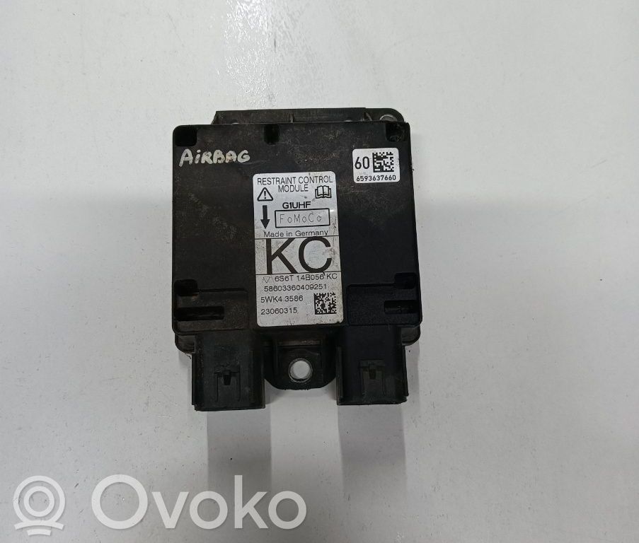 Unidad de control/módulo del Airbag   6S6T14B056KC