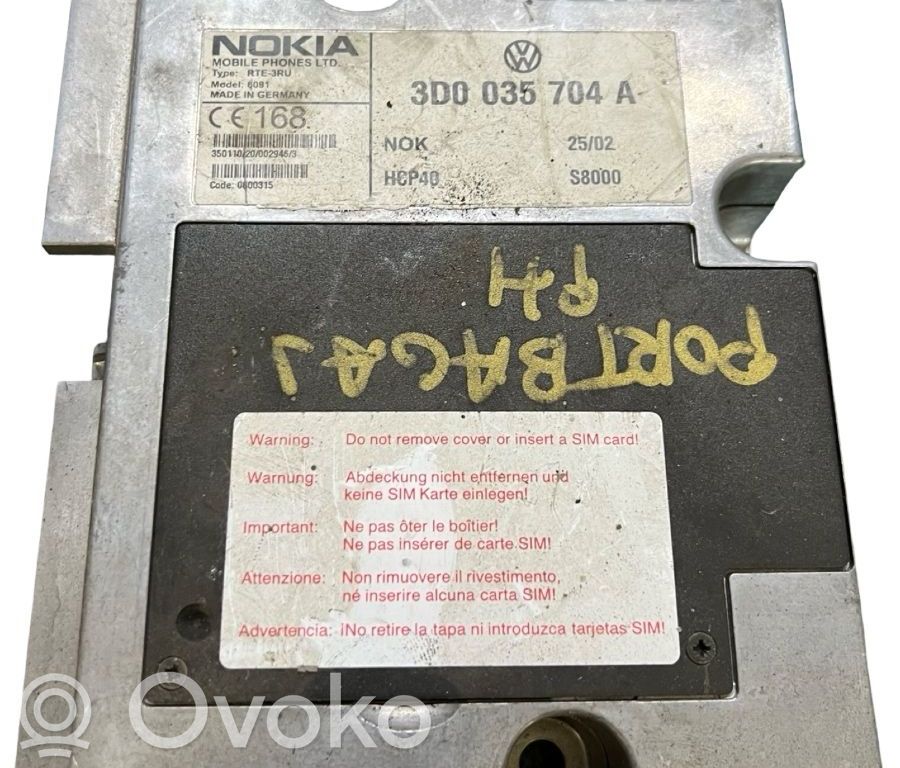 Other control units/modules   3D0035704A