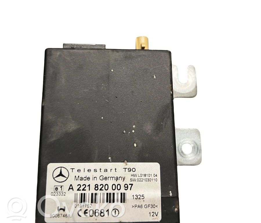 Mercedes-Benz S W221 Alte unități/module de control 