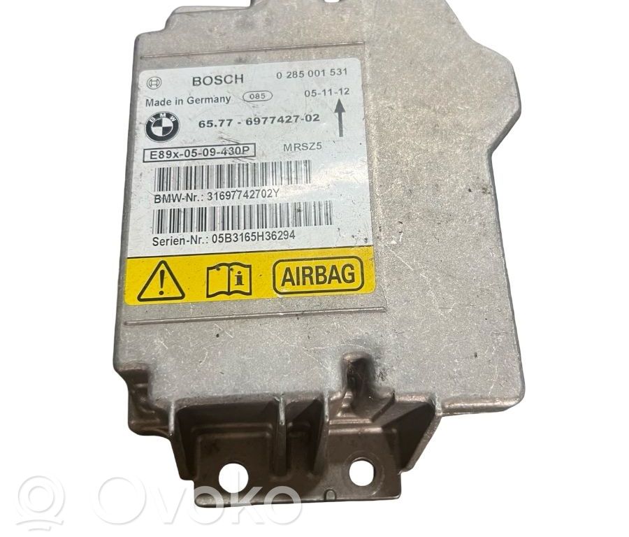 BMW 1 E81 E87 Module de contrôle airbag 