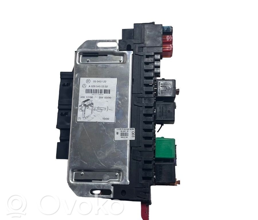 Módulo de fusible   A0265455332