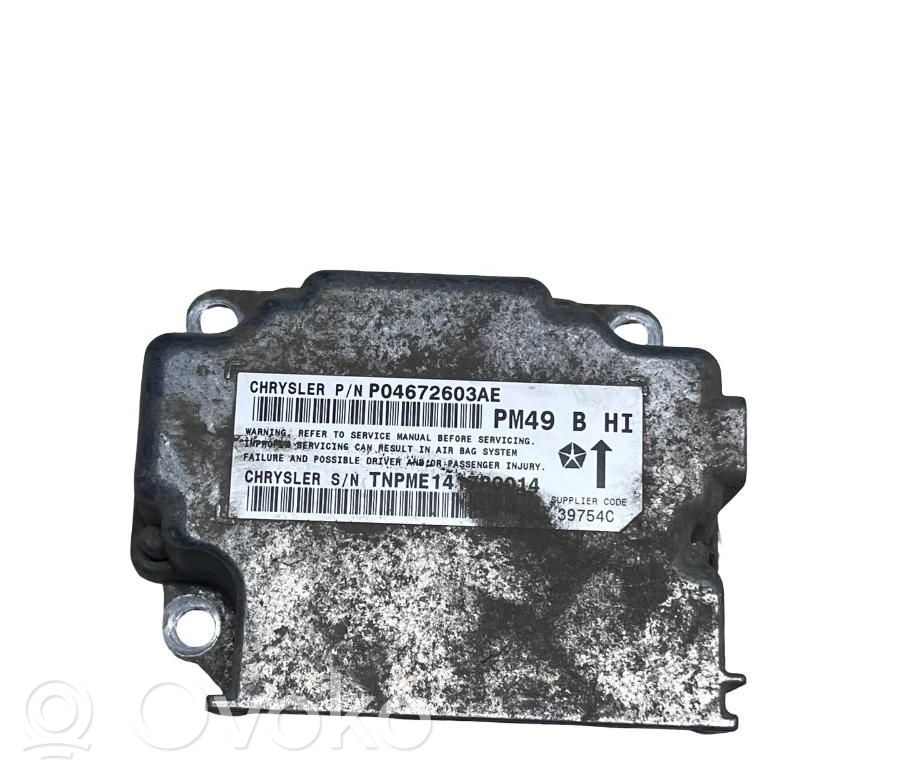 Module de contrôle airbag   P04672603AE