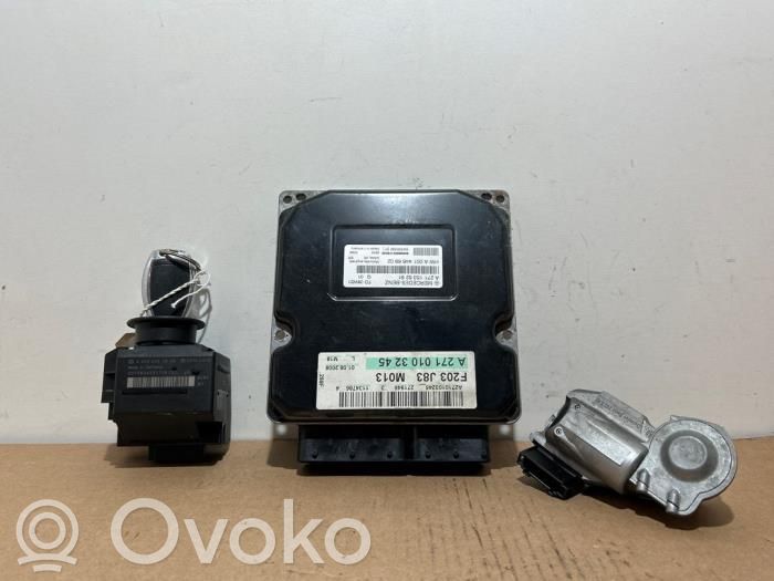 Mercedes-Benz C W203 Komputer / Sterownik ECU i komplet kluczy 