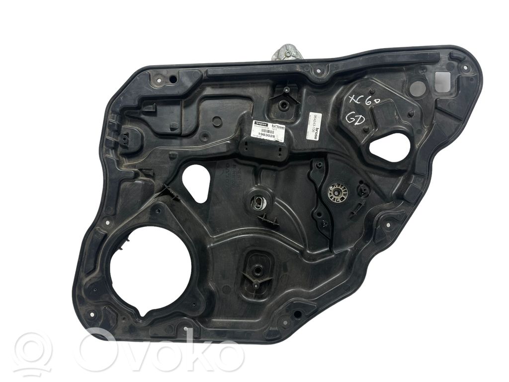 Volvo XC60 Mechanizm podnoszenia szyby tylnej bez silnika 