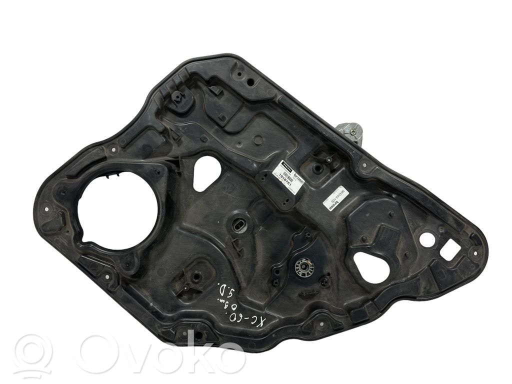 Volvo XC60 Mechanizm podnoszenia szyby tylnej bez silnika 
