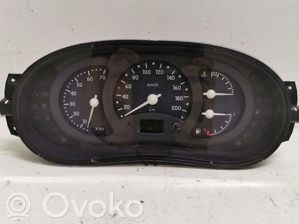 Renault Clio II Speedometer (instrument cluster) 