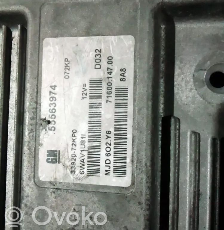 Engine control unit/module ECU   55563974