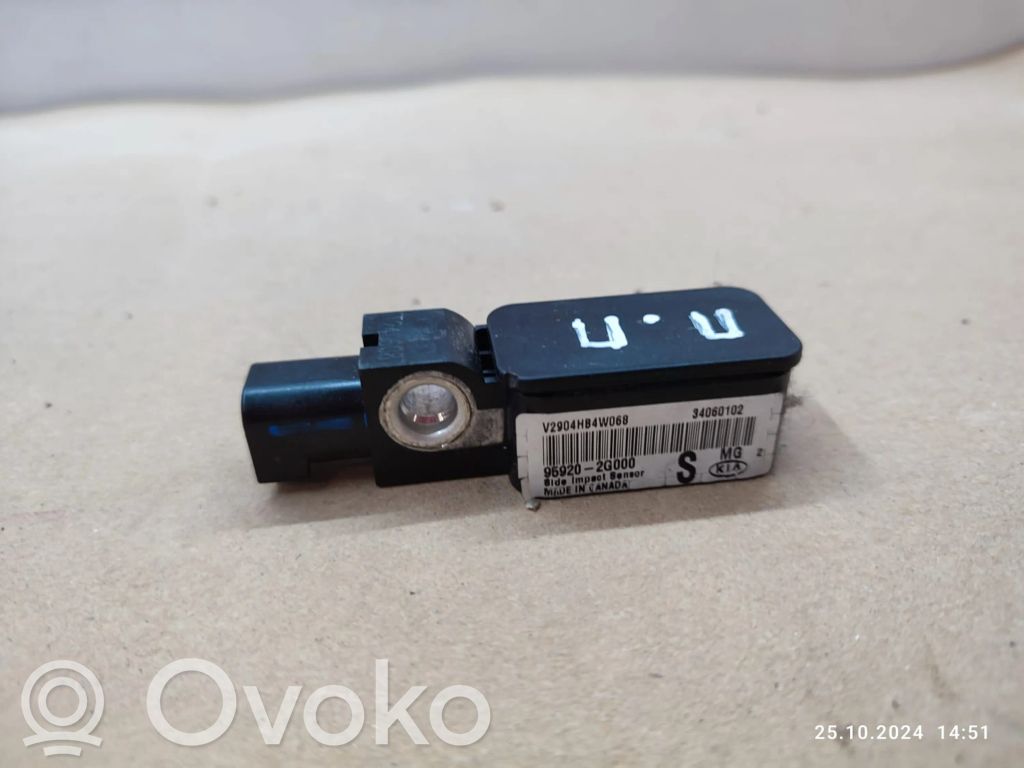 KIA Magentis Sensor impacto/accidente para activar Airbag 