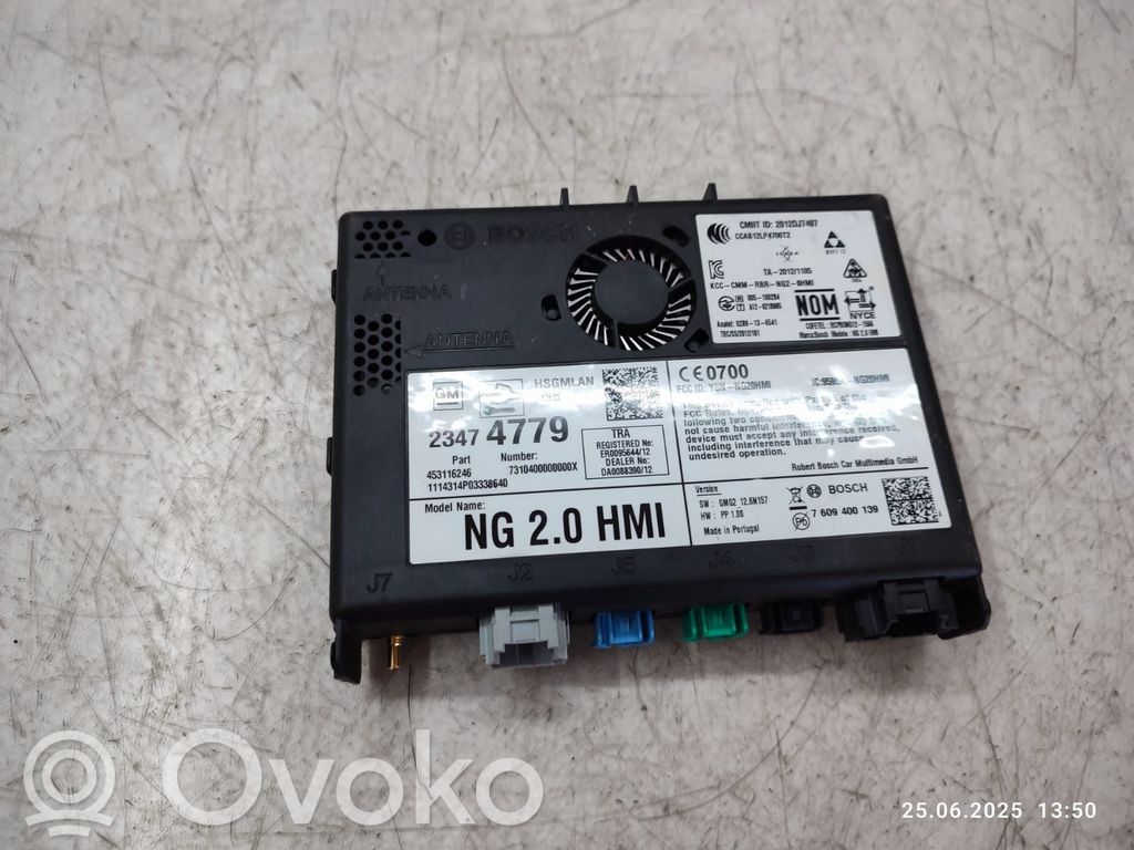 Opel Insignia A GPS navigation control unit/module 