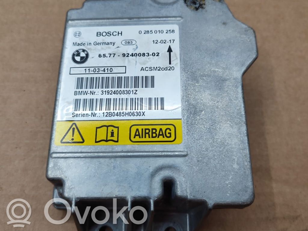BMW X5 E70 Airbag control unit/module 