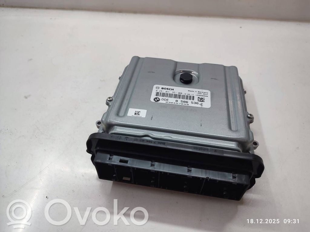 BMW 3 F30 F35 F31 Engine control unit/module 