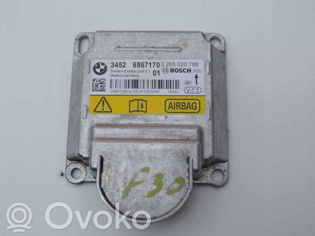 BMW 1 F20 F21 Sterownik / Moduł Airbag 