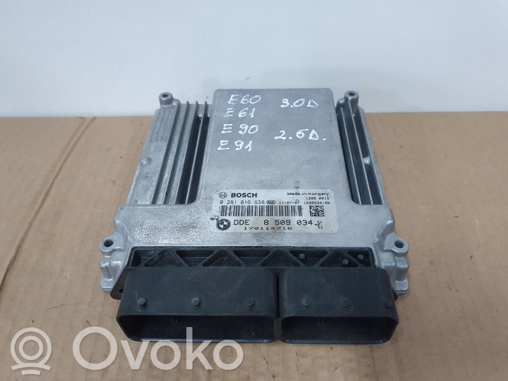 Unidad de control/módulo ECU del motor   0281016638,8509034