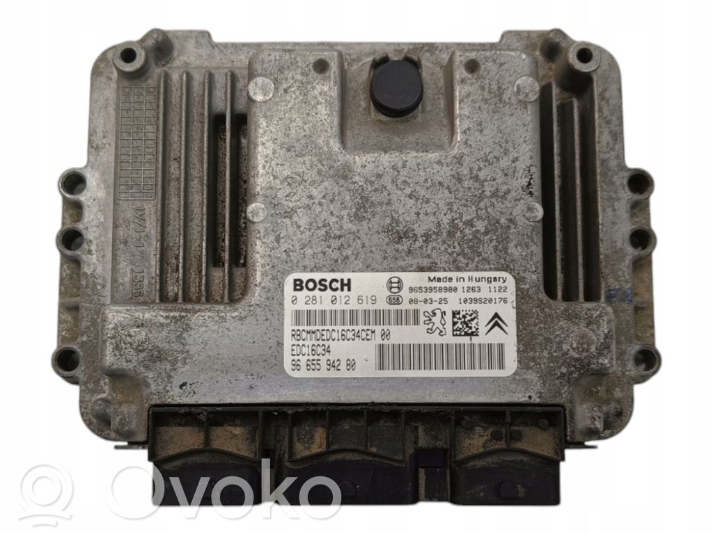 Peugeot Partner Engine control unit/module 