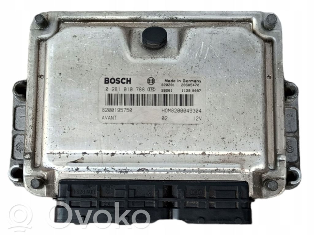 Renault Clio III Engine control unit/module 