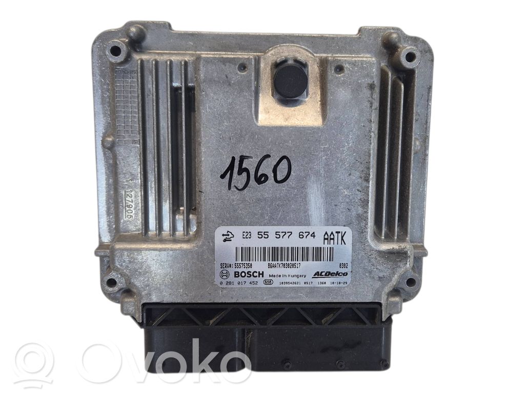 Engine control unit/module   55577674,55575350,0281017452
