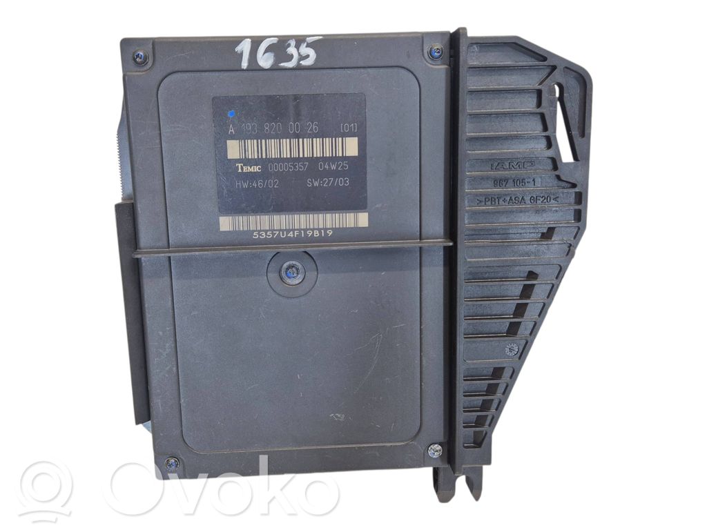 Central body control module   A1938200026