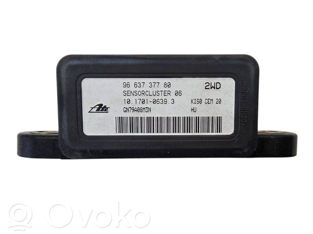 Peugeot 207 ESP acceleration yaw rate sensor 