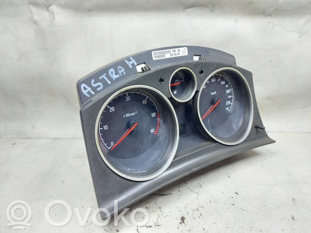 Opel Astra H Speedometer (instrument cluster) 