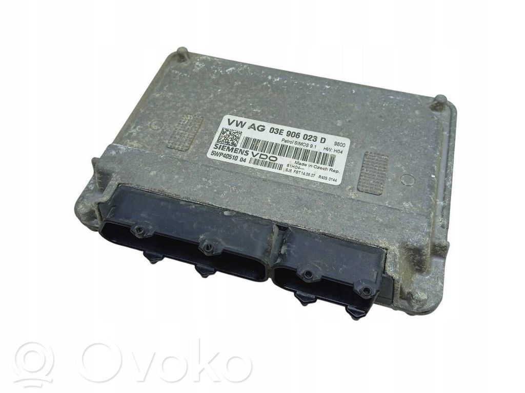 Engine control unit/module   03E906023D,5WP4051004