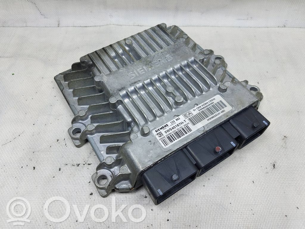 Engine control unit/module   5WS40167HT,9655041480